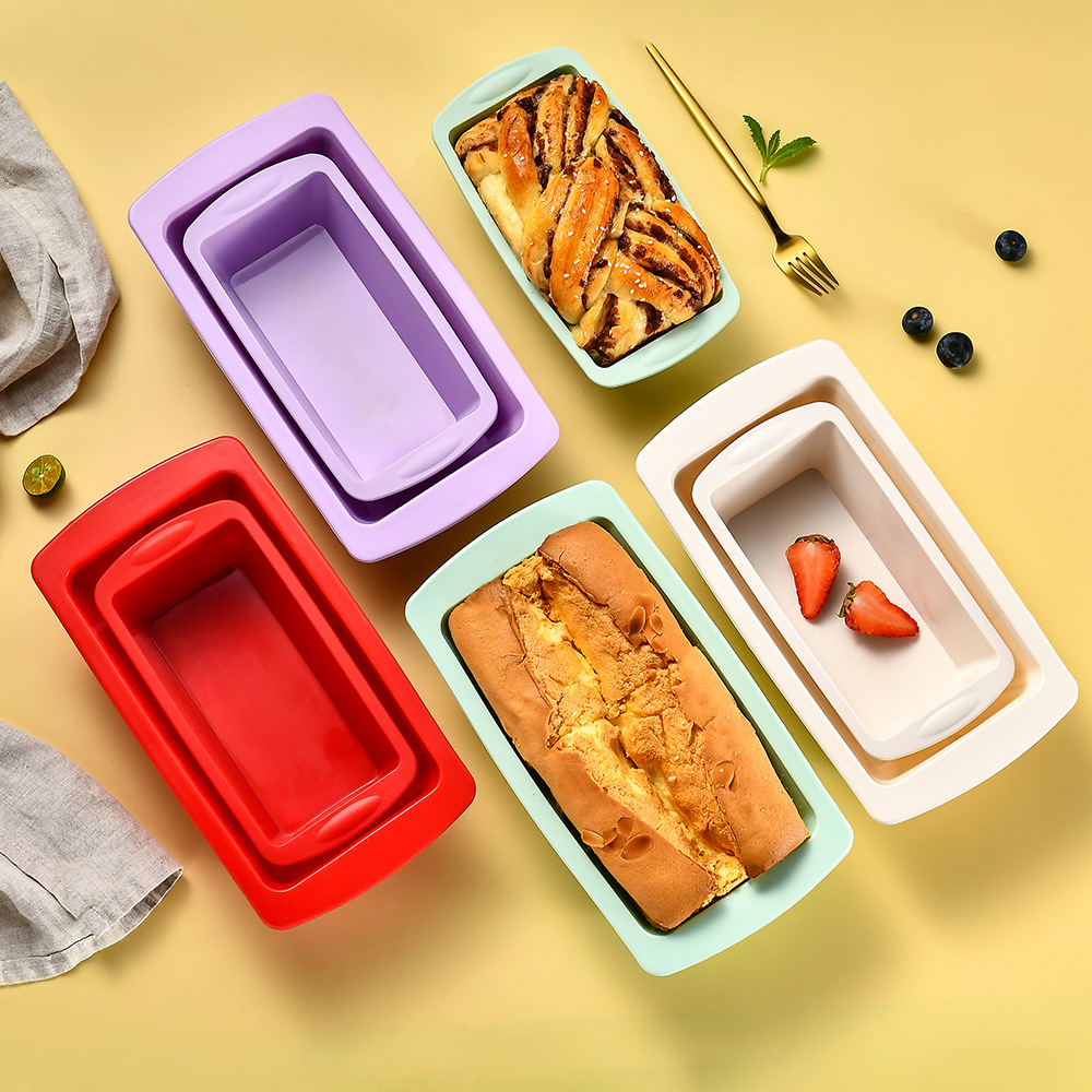 Model Kitchen Set - Stampo rettangolare in silicone per toast,