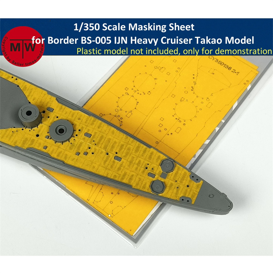 Model Kit Ship - Foglio di mascheratura in scala 1/350