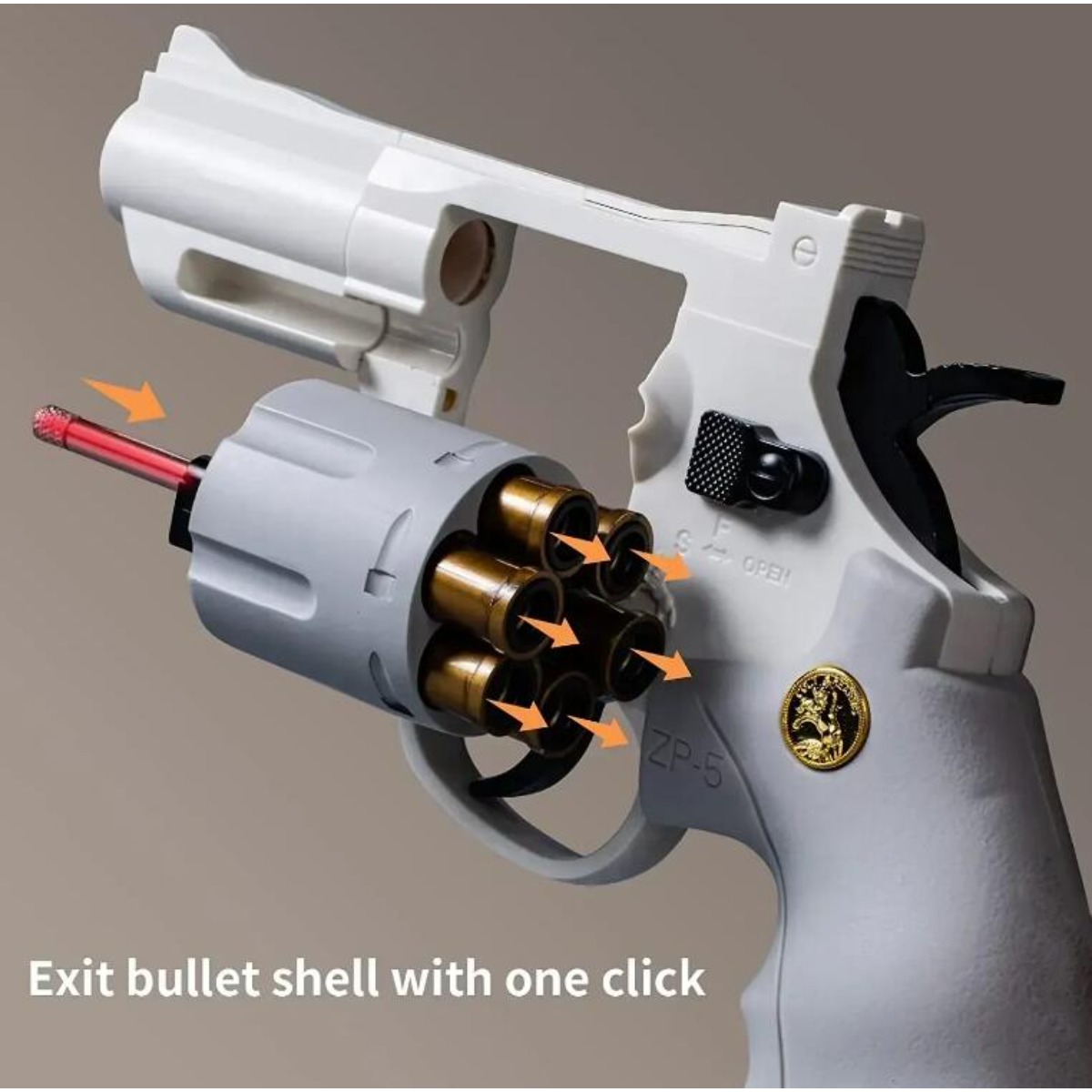 Model Kit Revolver - Fuoco continuo ZP5 357 Revolver Launcher