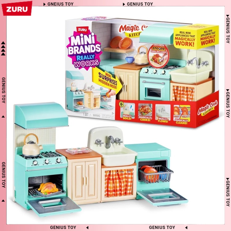 Model Kitchen Set - Zuru Mini Brands Magic Cook Kitchen