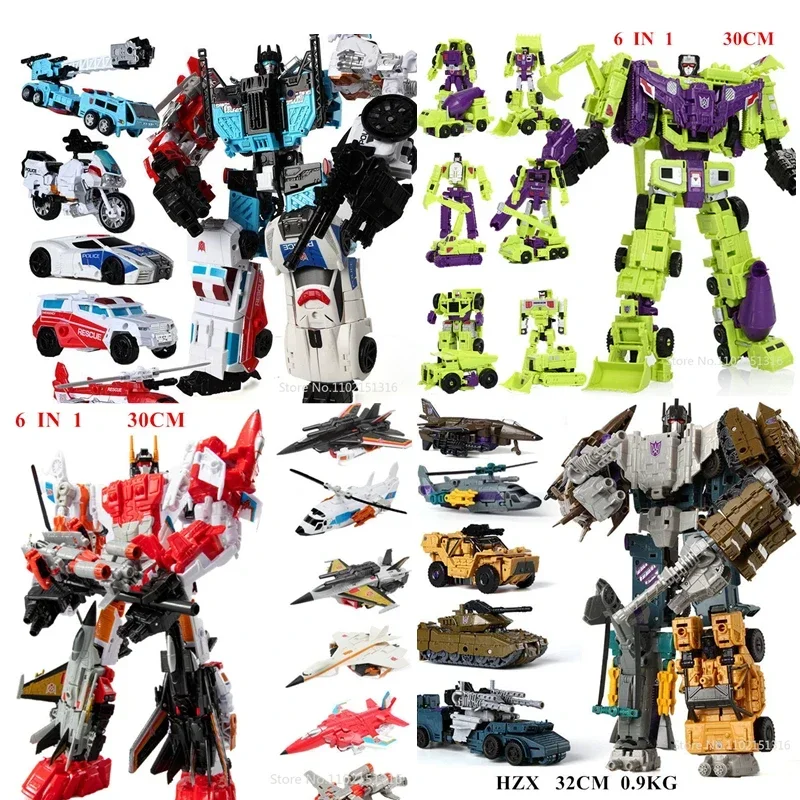 Model Kit Transformers - Trasformazione Robot Giocattoli HZX Defensor Bruticus