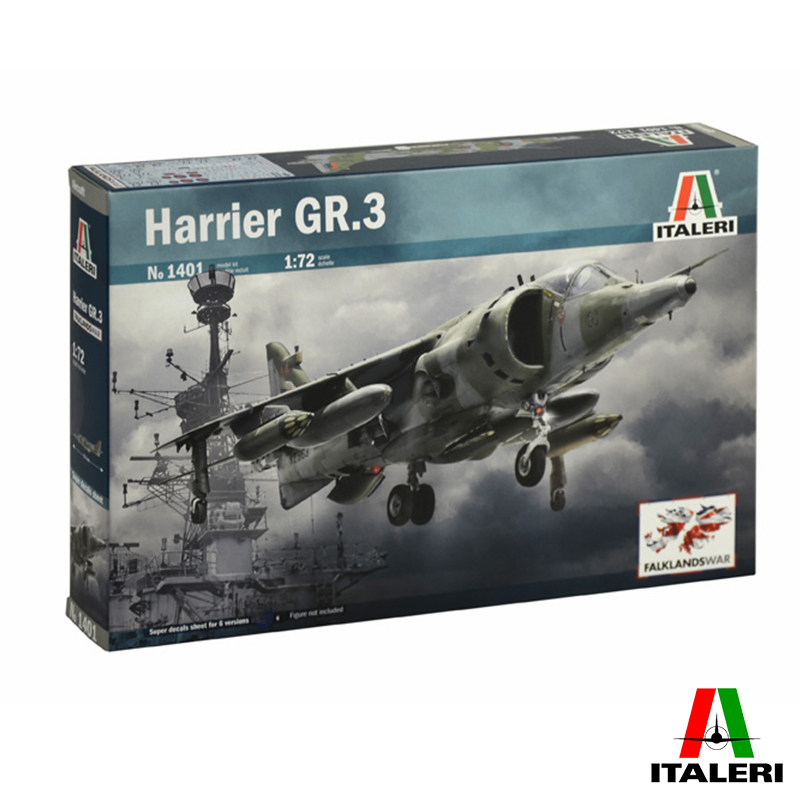 Model Kit Italeri - ITALERI Modello in Scala 1/72 Harrier