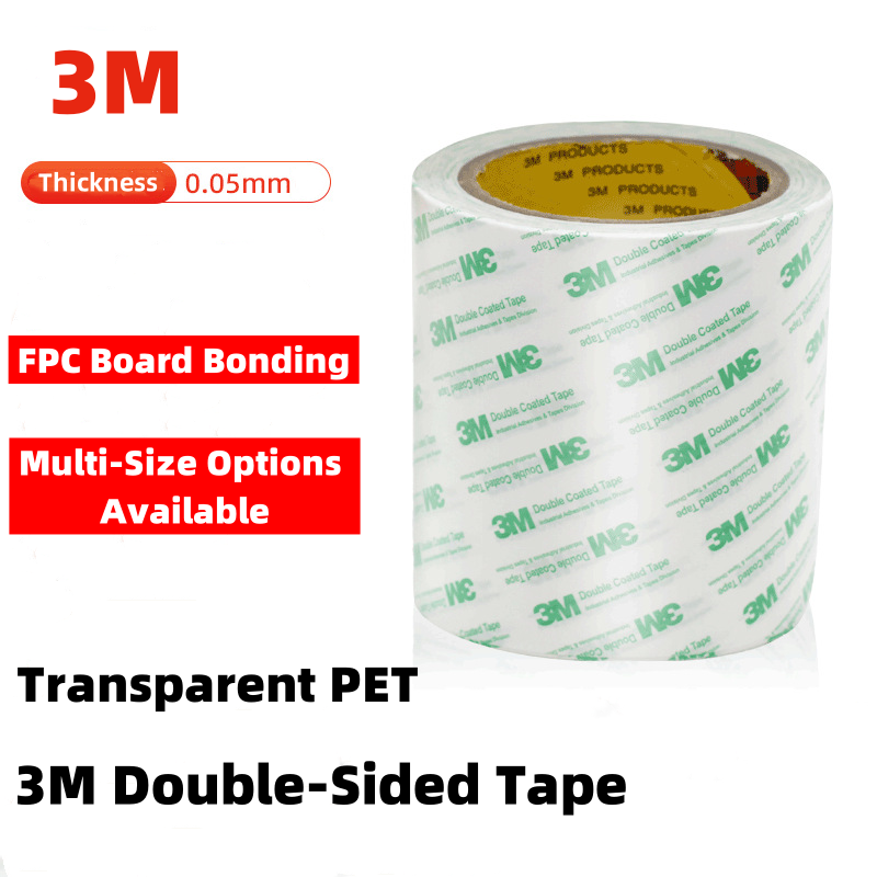 Masking Tape Thin - Nastro biadesivo trasparente ultrasottile PET ad