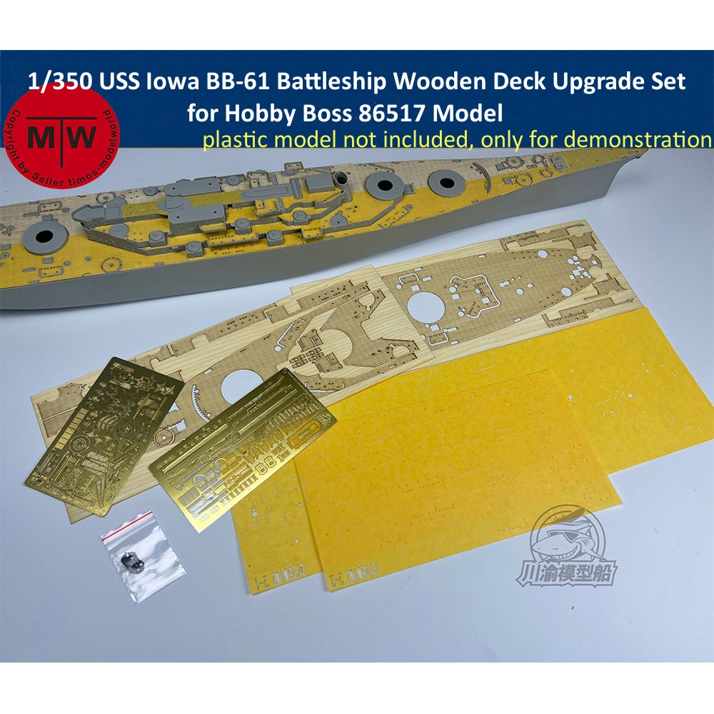 Model Kit Uss Iowa - 1/350 Bilancia USS Iowa BB-61 Corazzata