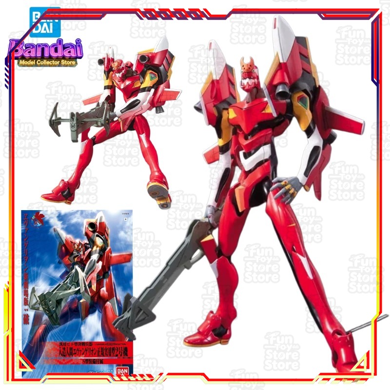 Model Kit Eva 02 - Bandai Evangelion EVANGELION-02 Action Figure, Modellino