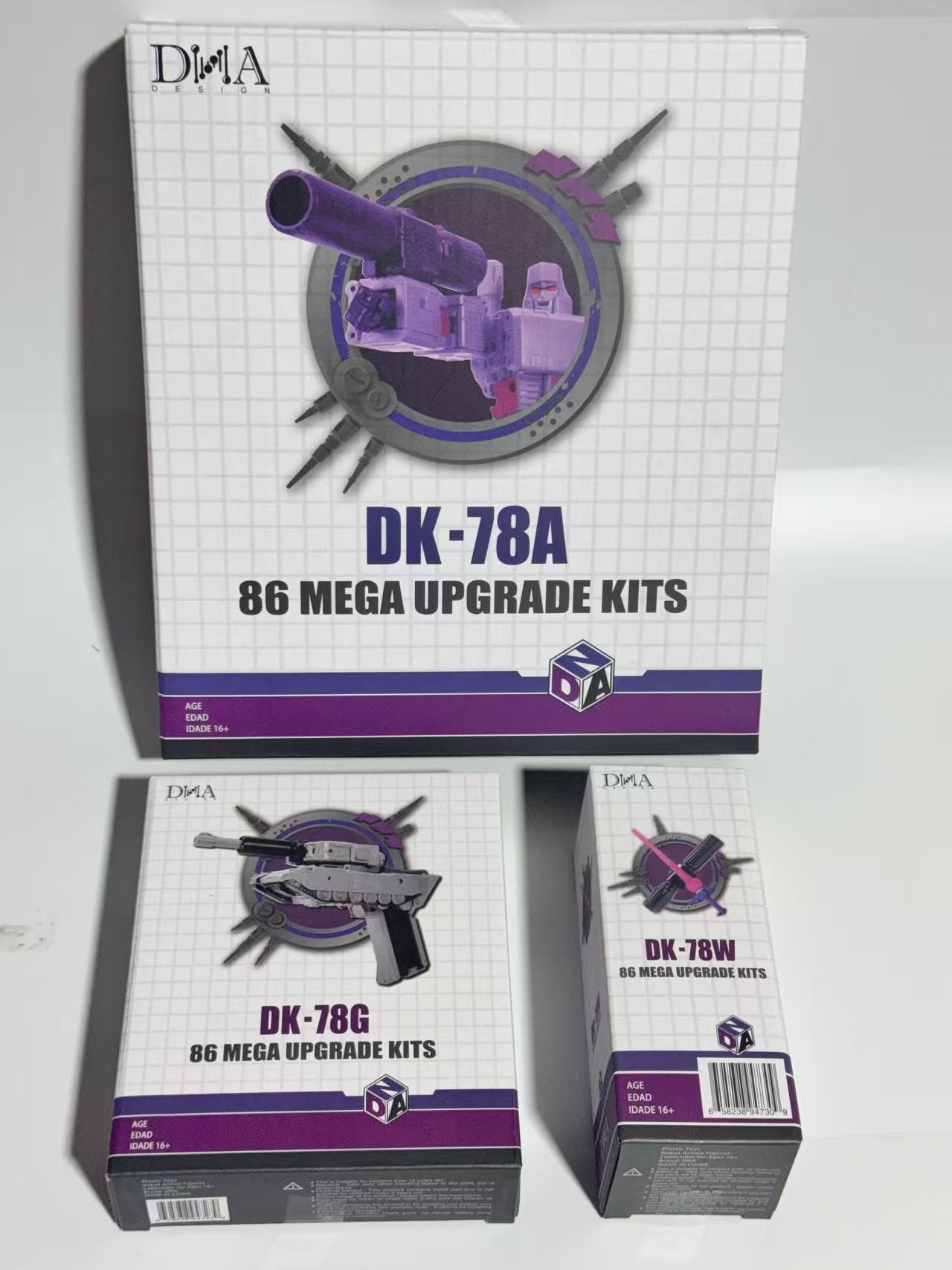Model Kit Transformers - Kit di aggiornamento DNA DK78A DK78G