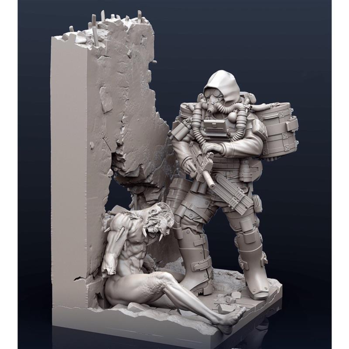 Model Kit Italeri - Modello di soldato in resina 1/35