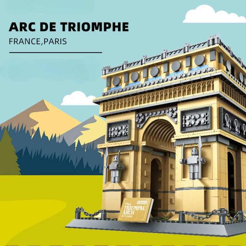 Lego Set Creator - Arco di trionfo della Francia Blocchi