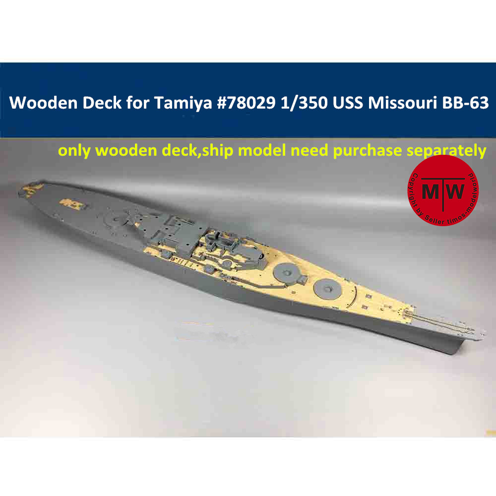 Ponte in legno in scala 1/350  - Model Kit Uss Iowa recensione e prezzo