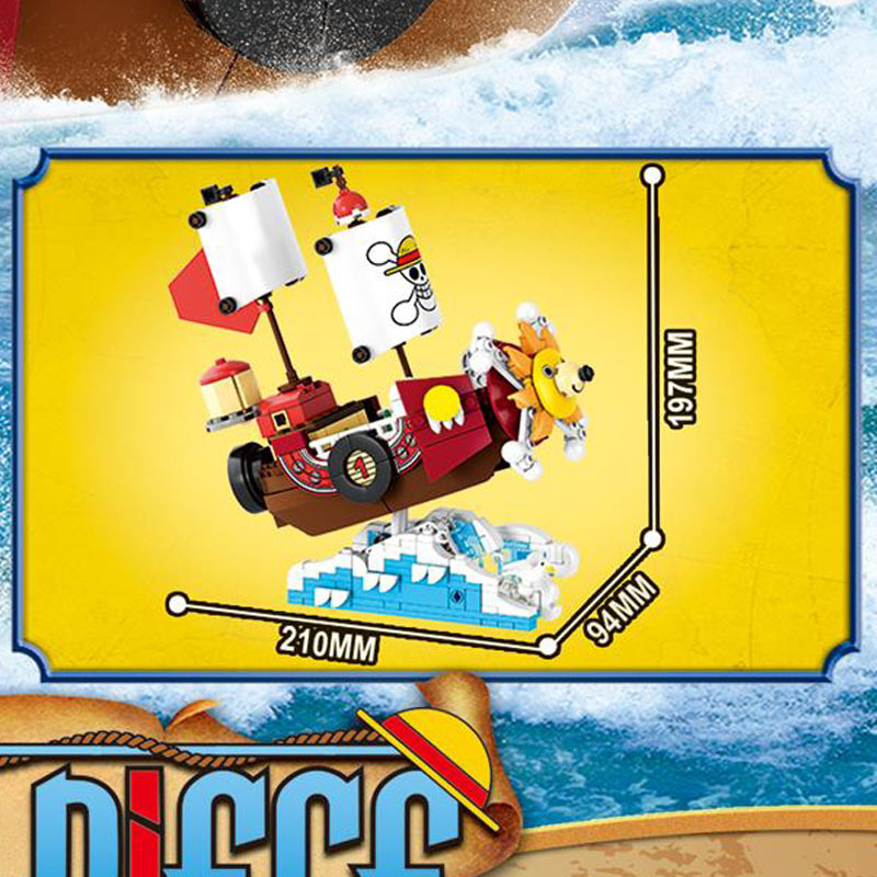 Set 4 in 1 One Piece THOUSAND  - Model Kit Ship recensione e prezzo